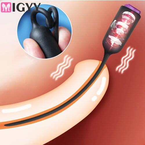 Single Frequency Urethral Vibrator Horse Eye Stick Catheter Penis Plug Sex Toys For Men Urethral Plug Penis Insertion Dilator