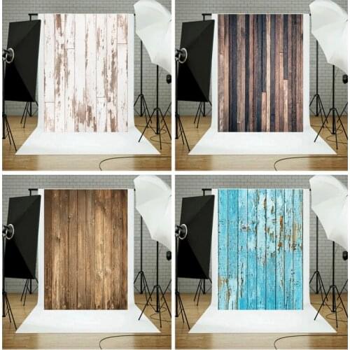 Oldcity Vinyl Photography Backdrop Wooden wall Photo Studio Background Curtain For Stand Softbox Light 5x7ft