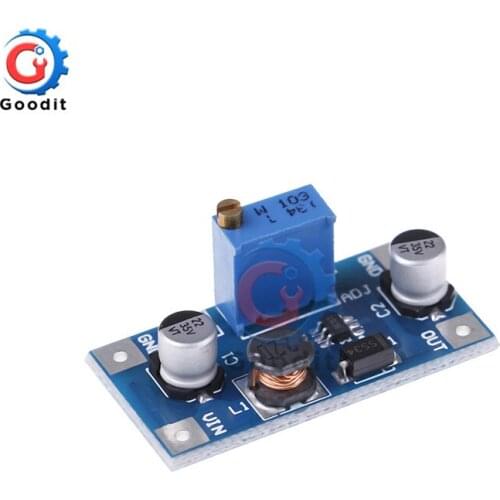 XH-M415 SX1308 DC-DC Step UP Power Supply Module 2A Adjustable Step-up Boost Converter 2V-24V To 3V 5V 6V 9V 12V 19V
