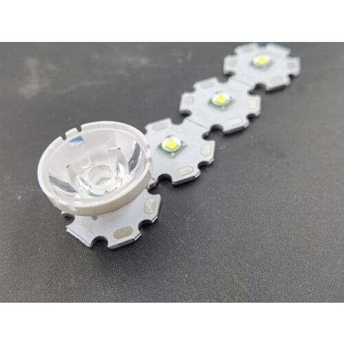 15 30 45 60Degree 21mm Reflector Collimator LED Lens For Cree T6 U2 XML XM-L LED