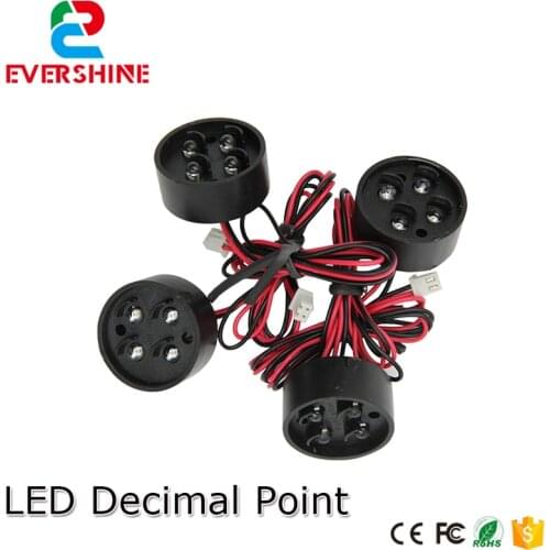 2pcs/lot LED decimal point for the Modules Digita Numbers,led Signs Outdoor Waterproof led Gas oil Price