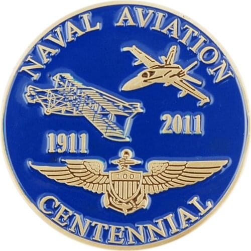 US NAVAL AVIATION CENTENNIAL 1911-2011 MMXI CHALLENGE COIN