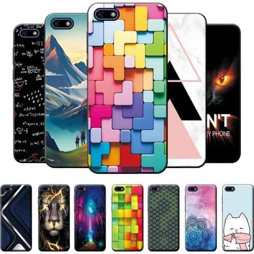 Case For Huawei Honor 7S 7A Case Huawei Y5 Y5 Lite 2018 Daisy Cute Cover Bumper on Y5 Prime 2018 Shockproof Silicone Phone Case