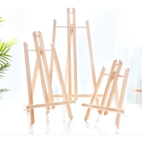 Mini Wooden Art Easel Stand Portable Adjustable Angle Tabletop Painting Easel Display Stand Art Supplies for Students Adults
