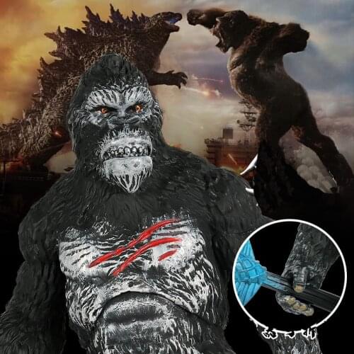 Godzillas VS.kong Action Figure Toys Figurine Kingkong with weapon Figure Collection Action Figure Model Toy Gift