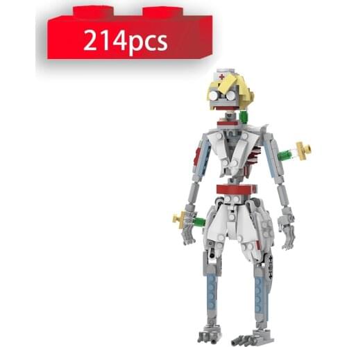 Horror Doctor Zombie Nurses Building Blocks DIY MOC Creative Figures Funny Bricks for Children Halloween Gifts