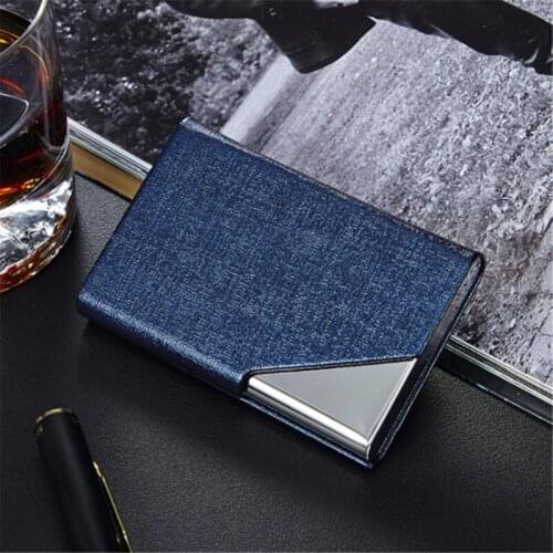 Creative Business Card Case Stainless Steel Aluminum Holder Metal Box Cover Credit Men Holder Metal Wallet