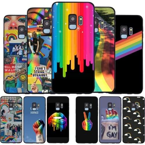 Lesbian black Soft phone Case For Samsung S20 S10 S9 S8 S7 edge Plus Lite For Note 8 9 10 A6 A7 A8 A9 2018 Cover