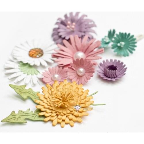 Mmao Crafts Metal Steel Cutting Dies Daisy flower decoration Stencil For DIY Scrapbooking Paper/photo Cards Embossing Dies