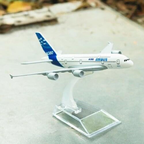 Airbus A380 Prototype Airplane Diecast Aircraft Model 6" Metal Plane Aeroplane Home Office Decor Mini Moto Toys for Children