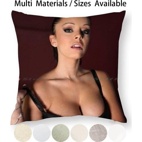 Liza Del Sierra Pillow Case Throw Pillow Cover Cotton Linen Flax Liza Del Sierra Xxx Babe Pawg French Beauty Hot Naughty Sexy