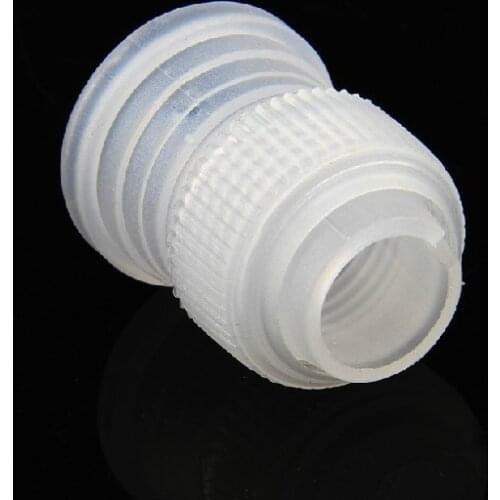 Small Size Cream Butter Crowded Flower Tool Nozzle Converter Connector Squeeze Flower Tool Fondant Cake Cookie Dessert Decorator