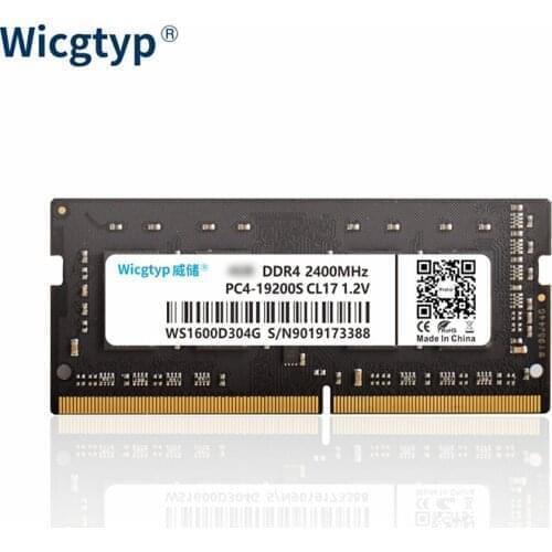 Wicgtyp DDR4 4GB 8GB 16GB 2400Mhz Ram Memory 260pin For Notebook With High performance High Speed 1.2V