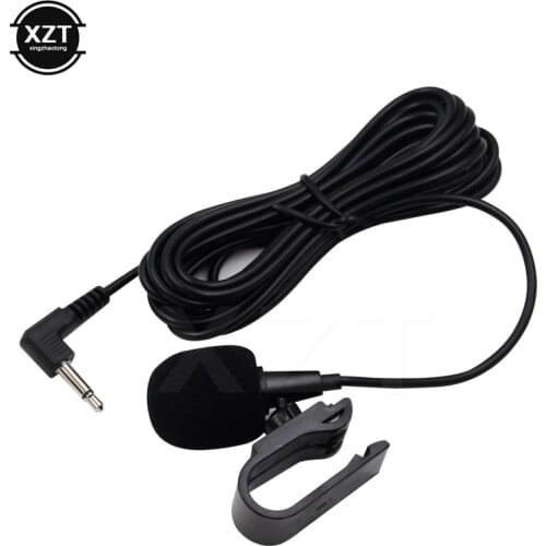 3.5mm Jack Plug Mic Stereo Mini Wired External Microphone for Auto DVD Radio 3m Long for Car Audio Microphone