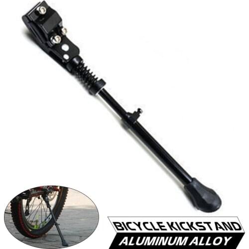 Adjustable Aluminum alloy Bicycle Kickstand Side Stick Stand Bike Cycling Side Replacement Kickstand Suit for 16 20 24 26 inch
