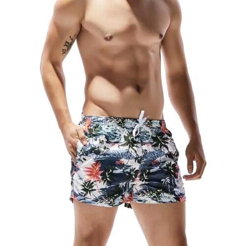 Seobean Swimwear Men Swimsuit Men Shorts Beach Shorts Man Swimwear Quick Dry Bermudas Surf Beachshorts Board Shorts Men