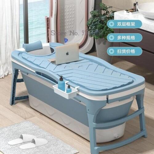 Foldable Adult Bathtub Adult Bath Tub Whole Body Bath Tub Children Bath Tub Household Bathtub Artifact