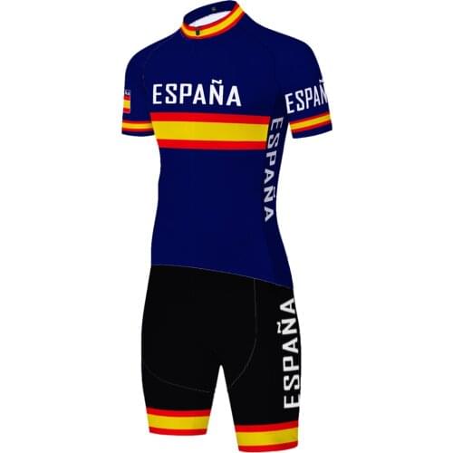 2021 Spain One Piece Skinsuit Équipement De Vélo Tricota Ciclismo Hombre Roupa Ciclismo Masculino triathlon Cycling Equipment