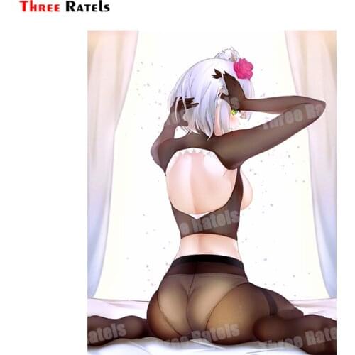 Three Ratels A163 Noelle Of Hot Game Genshin Impact Vinyl Car Stickers Campervan Decal Fashion DIY Material Decals