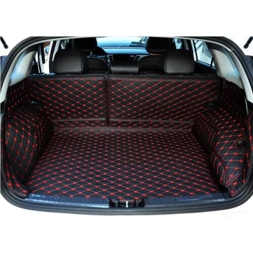 High quality! Special car trunk mats for KIA Niro 2018 waterproof cargo liner mats boot carpets for NIRO 2019-2017,Free shipping