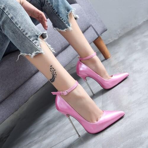 Marry Jane Party Ball Shoes Autumn Spring Women Pointed Toe Stilettos Lady Sexy Pumps 13CM 10CM 16CM Wedding Dress