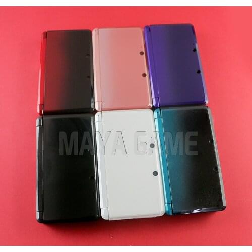 1set Full Complete Housing Shell case with screen lens for 3DS Case Cover Replacement Repair Parts with Buttons kit+3M sticker