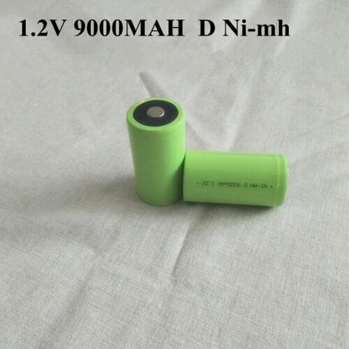 10pcs 9000mah 1.2v Rechargeable Battery D Size Ni Mh Ni-mh 1.2v Nimh Batteries 10000mAh Recargable Bateria 9ah