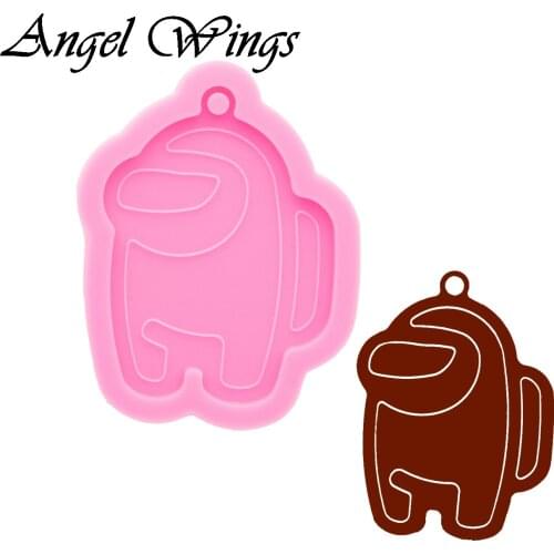 Shiny Resin Anime gamer Silicone Molds To Make Crafts with Epoxy, Clay Molds, DIY Resin Epoxy Mold, Not Sticky DY0864