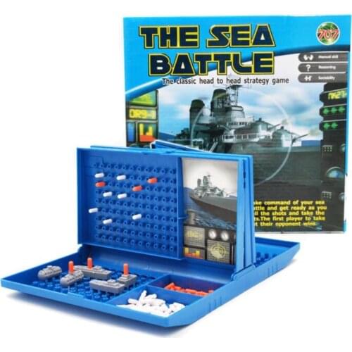 Battleships Sea Battle Traditional Family Fun Combat Strategy Board Game Desktop Game Toy Family Party Parent-child Interaction