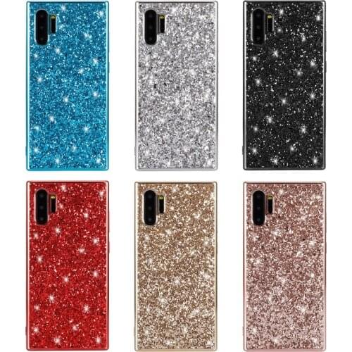 Case For Samsung Galaxy S20 Ultra S10 S9 S8 Plus S7 EDGE S10e Note 10 Plus Note 9 Note 8 Bling Glitter TPU ultra thin soft case
