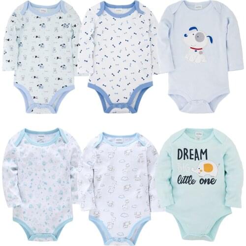 Baby 2021 6pcs/Lot Toddler Girl Clothes Roupa Bebe Newborn Combi Boy Body Suits Unicorn Clothing Set Rompers Enfant Cotton 0-12m