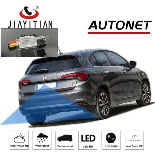 JIAYITIAN Car Rear View camera For Fiat Tipo 5D Hatchback 2016 2017 2018 2019 CCD Reverse backup camera license plate Camera