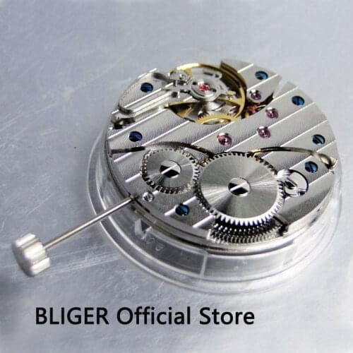 Classic 17 Jewels Swan Neck 6497 Mechanical Hand Winding Movement Mens Watch Movement M1