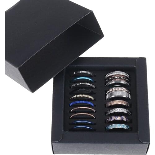 Cremo Stainless Steel Stackable Ring Set Interchangeable Accessories Femme Bijoux Bague Fashion Rings Jewelry