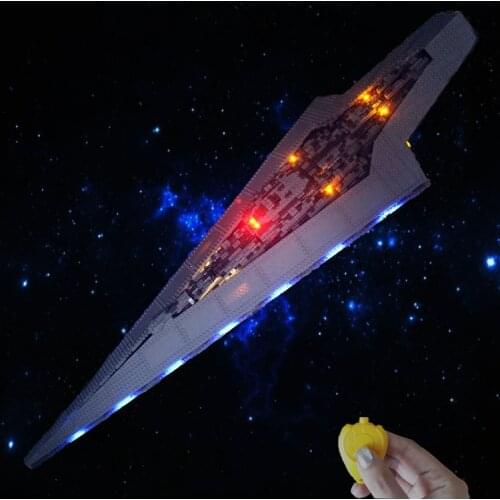 IN STOCK remote control LED Light Set For Super Star Destroyer wars Compatible with 10221 05028 bricks Building blocks Toy Gifts