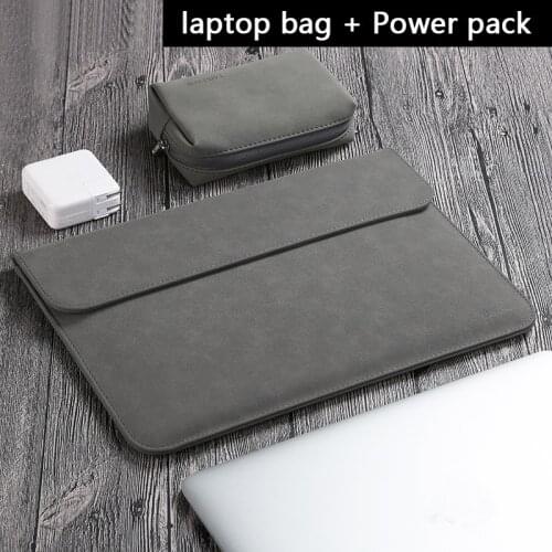 Leather 11 12 13.3 15 inch Sleeve liner Laptop Bag 14 inch 15.6 For Macbook Pro 13 Case For Xiaomi Air Huawei Matebook X Pro