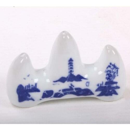 Calligraphy Paint Brushes Pen Pencil Holder Office Decor Ceramic Stand Rest