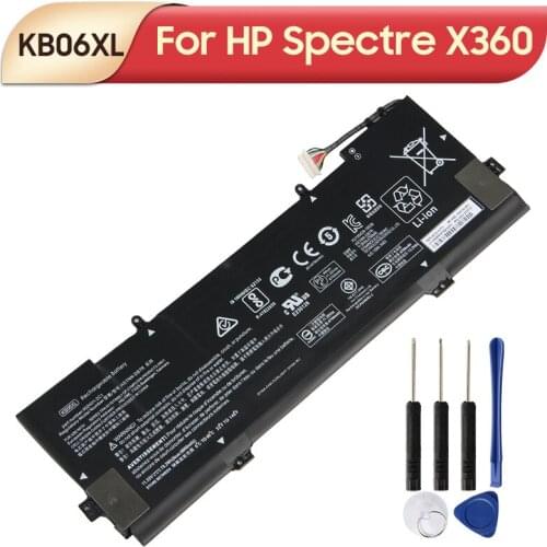 Original Replacement Laptop Battery KB06XL HSTNN-DB7R For HP Spectre X360 15-B Z6K97EA Z6L01EA Z6K99EA 902401-2C1 With Tools