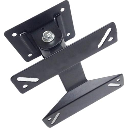 Adjustable TV Wall Mount Bracket 180 Degree Rotated 14-24 Inch LCD LED Falt Panel Plasma TV Set Holder Durable Bearing Shelf -J