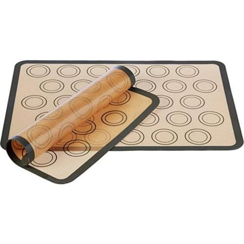 Silicone Baking Mat Pad Sheet Baking Pastry Tools Non-Stick Rolling Dough Mat Large Size For Cake Cookie Macaron Kitchen Tools