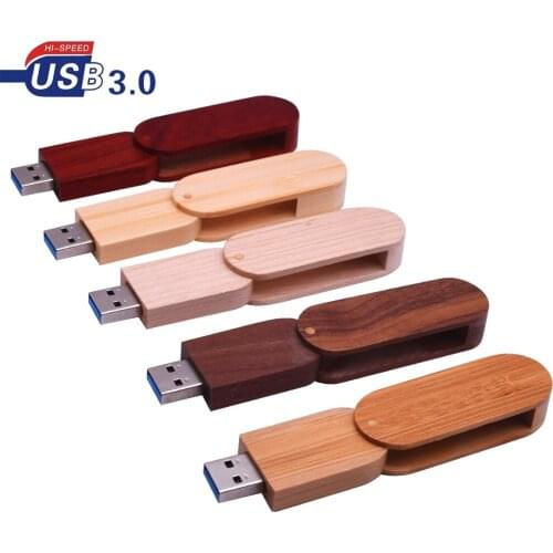 Maple Wooden Usb Flash Drive pendrive 4GB 8GB 16GB 32GB 64GB USB 3.0 Memory Stick wedding gift logo customize flash storage disk