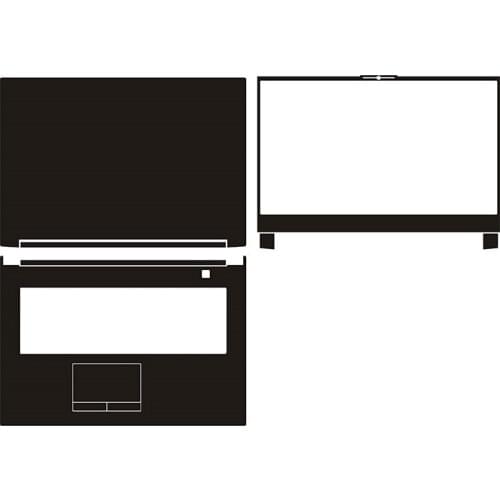 Laptop Carbon Vinyl Skin Sticker Cover For Hasee G8-CT7NK G8-CT7NA 17.3"