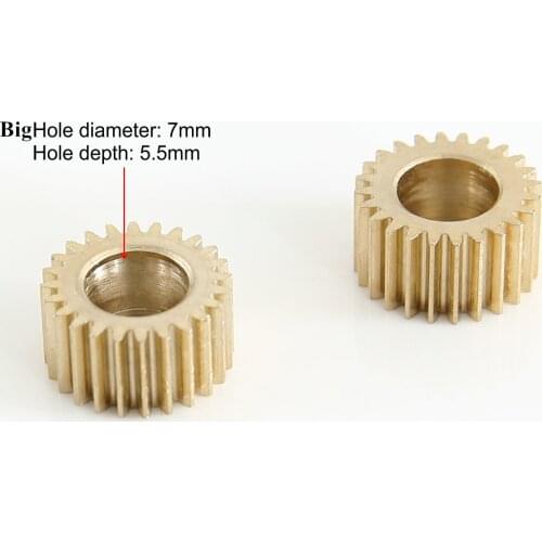 GTBracing CNC Steel 24T Teeth Engine Pinion Gear for Motor Gears