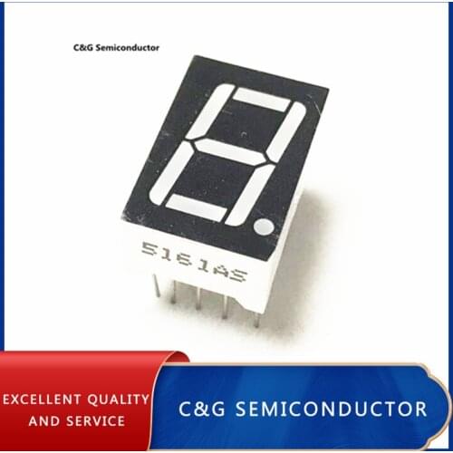 20 PCS 1 Digit 0.56" Red 7 SEGMENT LED DISPLAY COMMON CATHODE