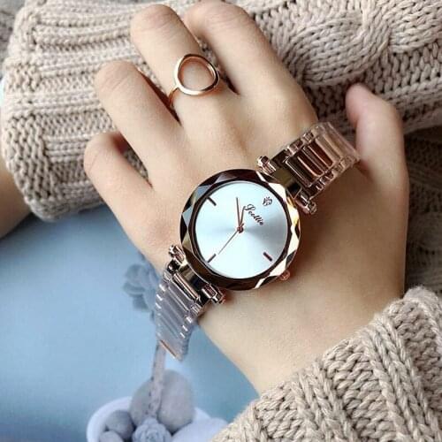 2020 Fashion Casual Stainless Steel Wristwatches Luxury Brand Women Quartz Watch Simple Bracelet Watch Relogio Feminino Gift