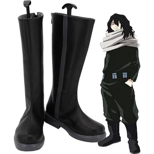 Anime Boku no My Hero Academia Cosplay Shota Aizawa Shoes Eraser Head Boots Shoes Costme Prop