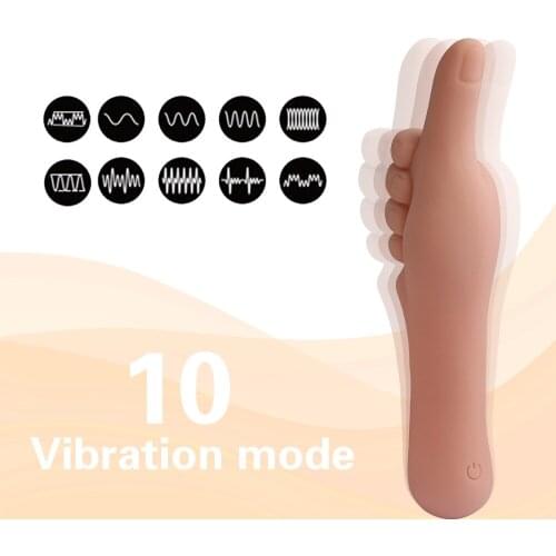 Big Dildo Vibrators Realistic Thumb Up Hand Arm Masturbate Anal Clitoris Stimulation Erotic Vibration Adults Sex Toys For Women