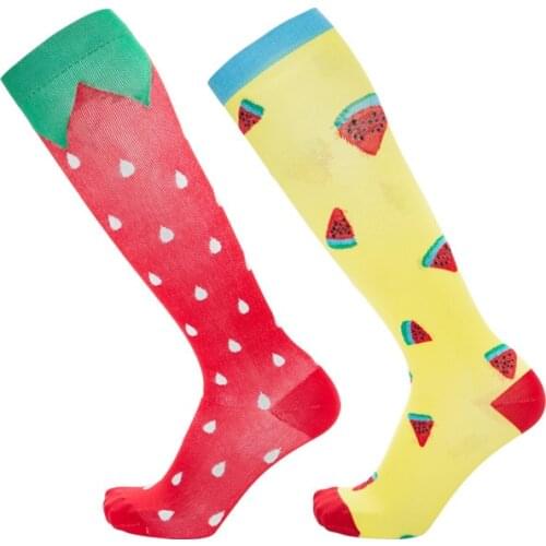 Brothock Spot Sports Socks Outdoor Christmas Stockings Calf Pressure Compression Elastic Breathable Prevent Varicose Veins Socks