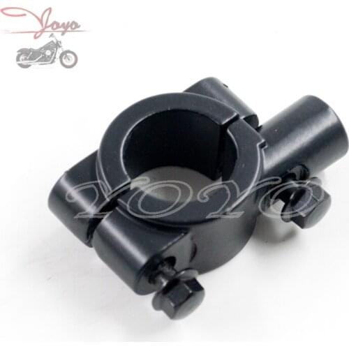 22mm 7/8" Motorcycle Handlebar Mirror Mount Clamp Clip Base For Suzuki TSR200 DR250 DR350 RM RMX RMZ 250 DRZ400 RMX450 RMZ450