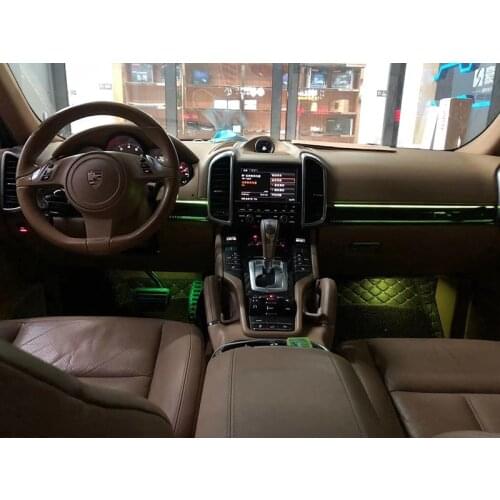 For Porsche Cayenne 958.1 Inter door Ambient light Car LCD instrument panel screen navigation modification control 2010 2014
